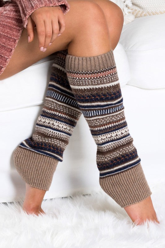 Short Fairisle Legwarmer