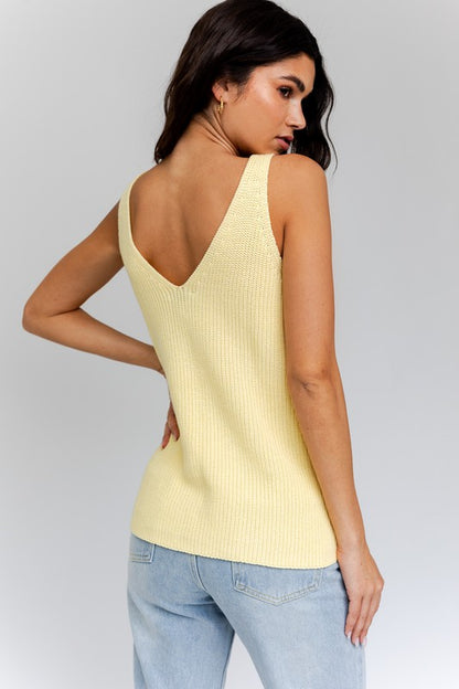 Deep V Tank Top