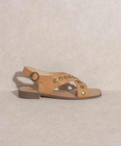 Kylie Studded Cross Sandal