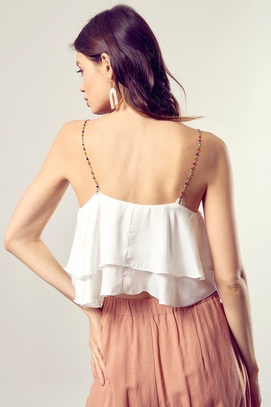 Kasey Beaded Cami Top