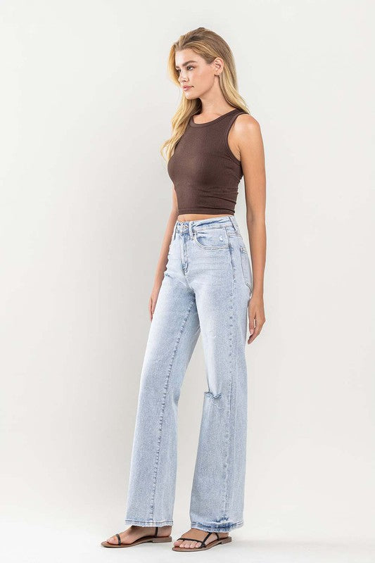 Flying Monkey 90's Vintage Super High-Rise Flare Jeans