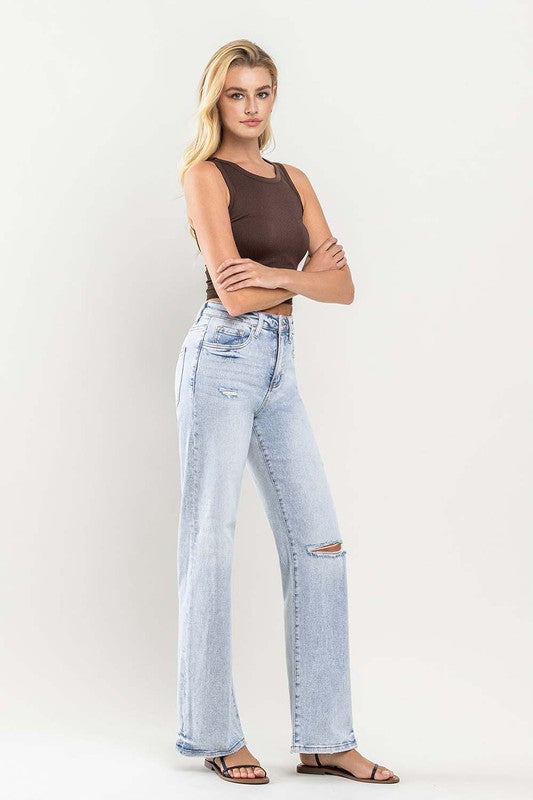 Flying Monkey 90's Vintage Super High-Rise Flare Jeans