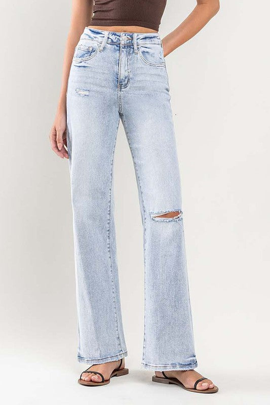 Flying Monkey 90's Vintage Super High-Rise Flare Jeans