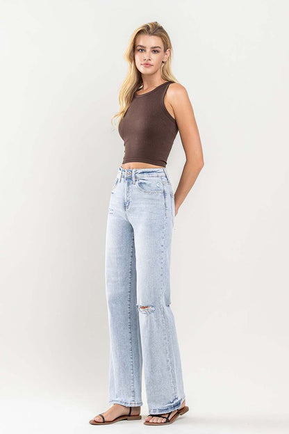 Flying Monkey 90's Vintage Super High-Rise Flare Jeans