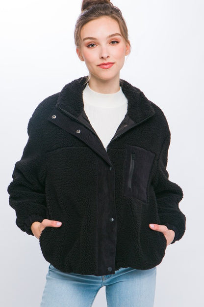 Ashlee Sherpa Puffer Jacket