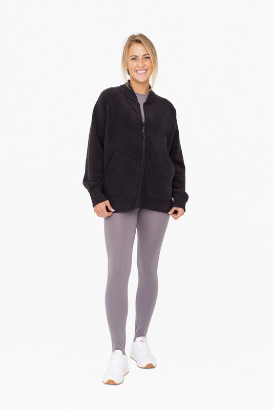 Mila Microfleece Bomber Jacket