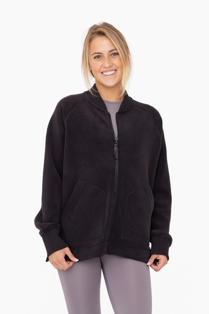 Mila Microfleece Bomber Jacket