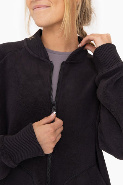 Mila Microfleece Bomber Jacket