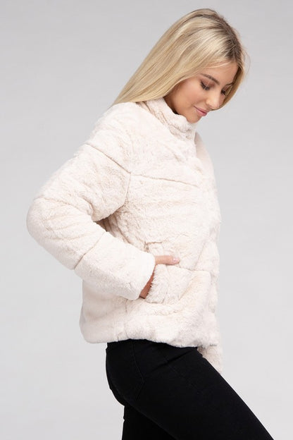 Heidi Zip-Up Sweater Jacket