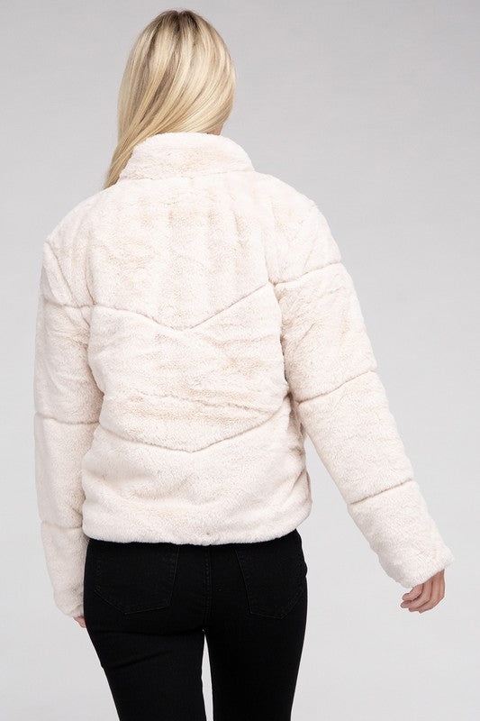 Heidi Zip-Up Sweater Jacket