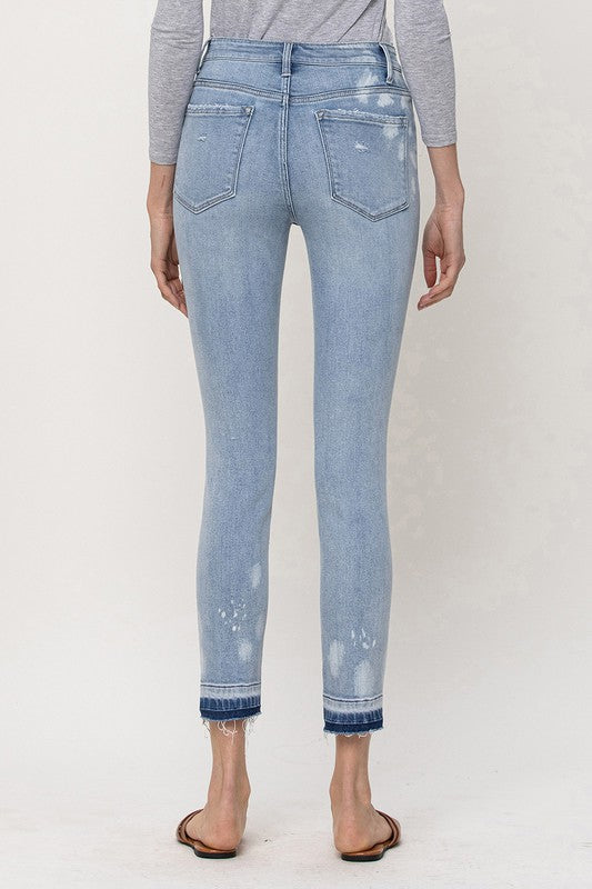 Flying Monkey Mid Rise Crop Skinny