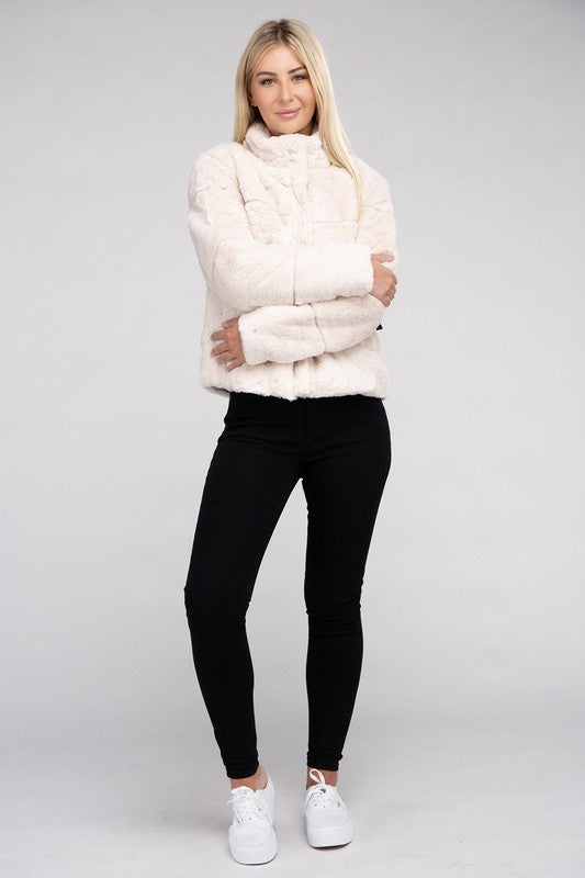 Heidi Zip-Up Sweater Jacket