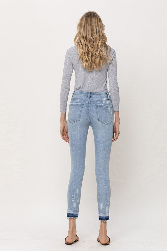 Flying Monkey Mid Rise Crop Skinny