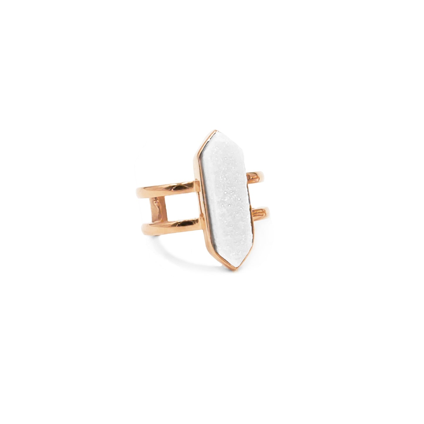 Bangle Collection - Rose Gold Parvus Quartz Ring