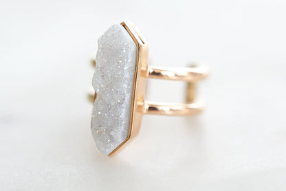 Bangle Collection - Rose Gold Parvus Quartz Ring