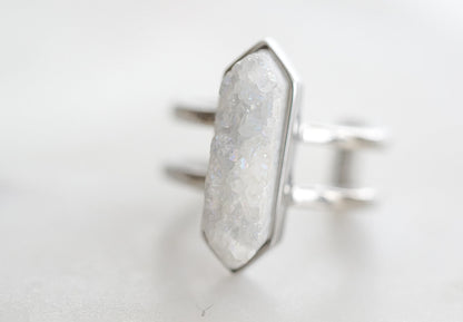 Bangle Collection - Silver Parvus Quartz Ring