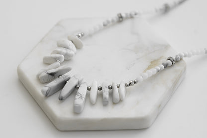 Chip Collection - Silver Pepper Necklace