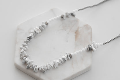 Cluster Collection - Silver Pepper Necklace