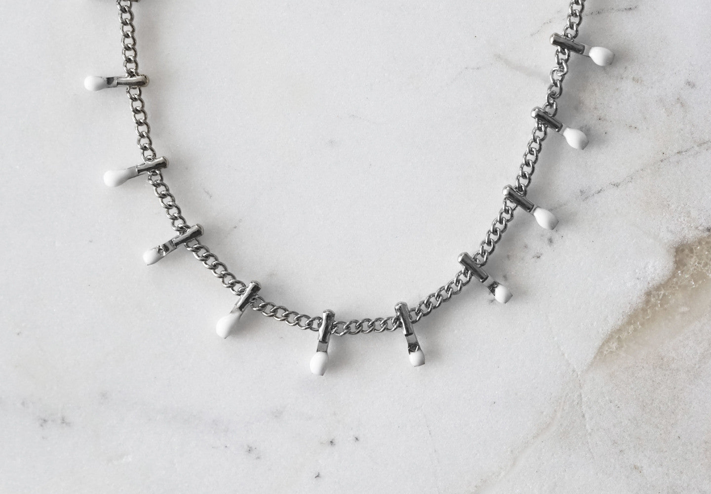 Goddess Collection - Silver Ashen Dallap Necklace