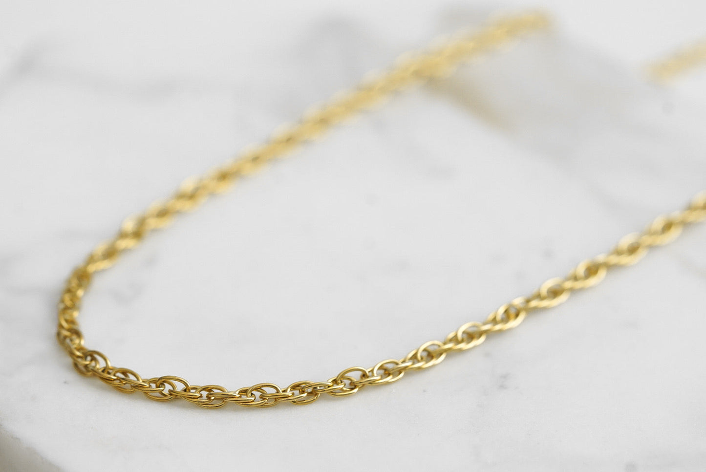 Maker Collection - Gold Twisted Ornate Necklace Chain