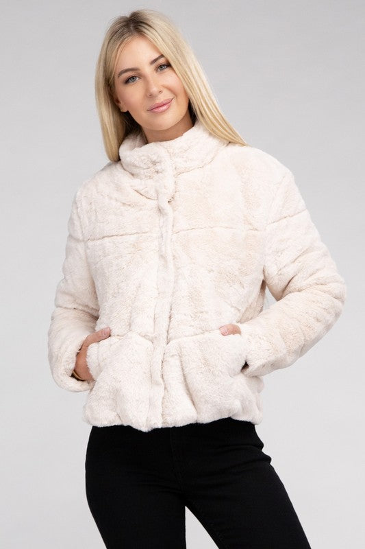 Heidi Zip-Up Sweater Jacket